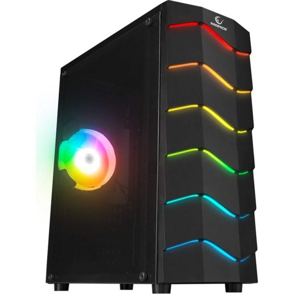 Rampage Arc-X Rgb Ledli Siyah Acrylic Panel 120MM Fanlı Gaming Atx Bilgisayar Kasası PC Kasaları Fiyatı