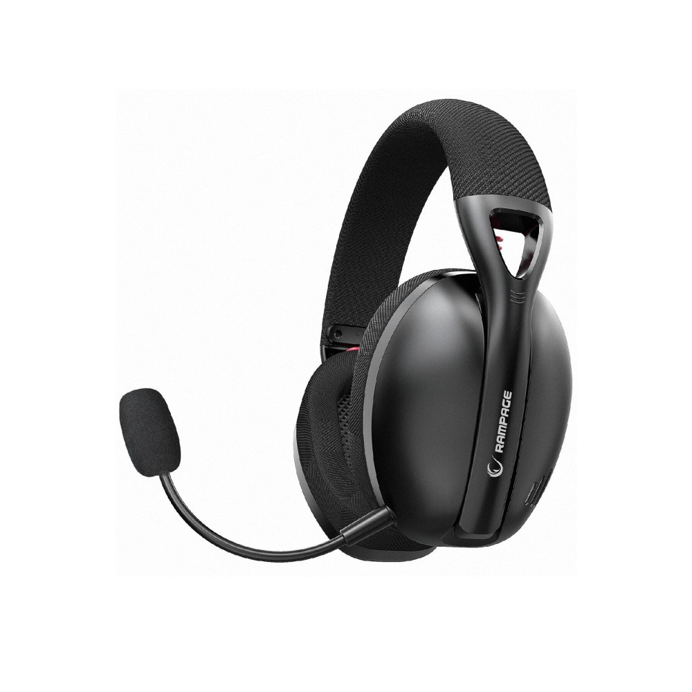 Rampage Crack Siyah 2.4ghz Usb + Bluetooth Kablosuz Mikrofonlu Profesyonel Gaming Oyuncu Kulaklığı 7.1 Oyuncu Kulaklıkları Fiyatı