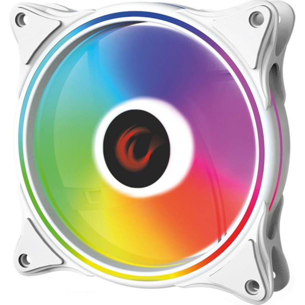 Rampage Glare F50 38CFM 1200RPM 12CM Rainbow 3p+4p Molex Soketli Beyaz Kasa Fanı Soğutucular Fiyatı