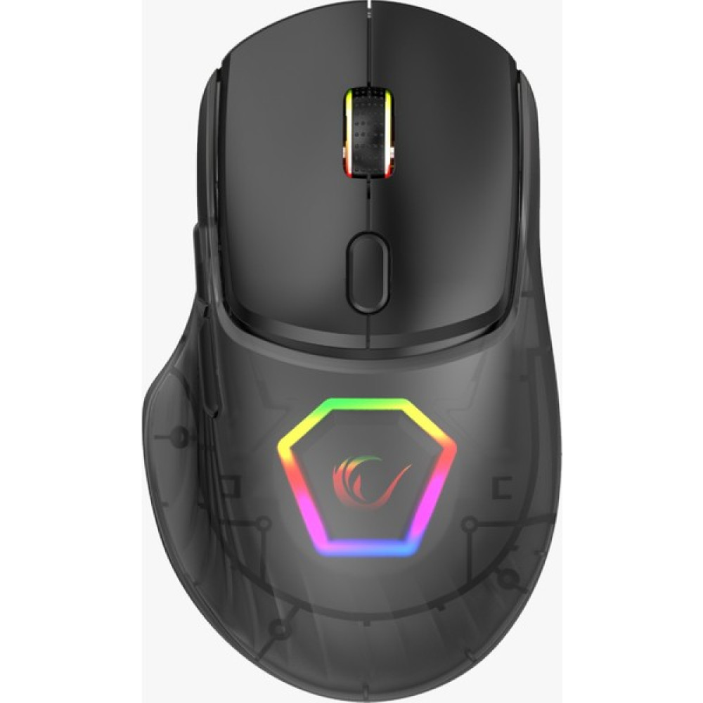 Rampage Hyalo M1 Siyah Değiştirilebilir 3 Kapaklı Rgb 12000 Dpı Gaming Oyuncu Mouse Klavye - Mouse Fiyatı