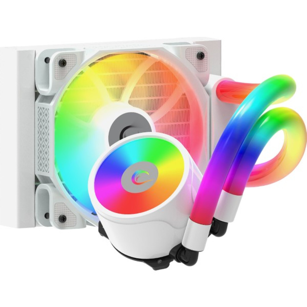 Rampage Iceblade C4 Beyaz 72CFM 2000RPM Argb Fan AM5/LGA1700 Uyumlu Ledli Tüplü 120MM Sıvı Soğutmalı Cpu Fan Soğutucular Fiyatı