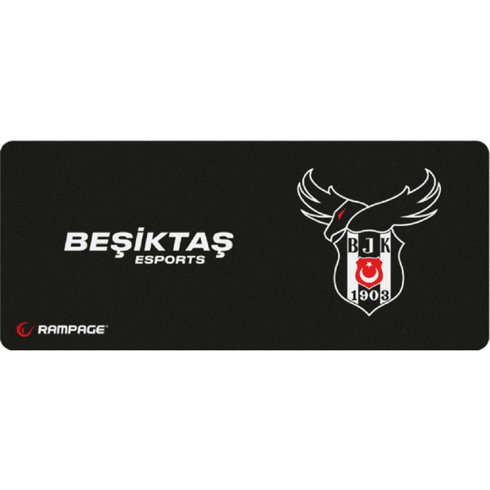 Rampage MP-25 Siyah 300*700*3mm Beşiktaş Esports Lisanslı Logolu Büyük Boy Gaming Mouse Pad Mouse Pad Fiyatı