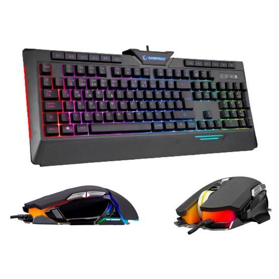 Rampage RM-607 HEADY 4800 DPI RGB Gaming Oyuncu Mouse + Mouse Pad