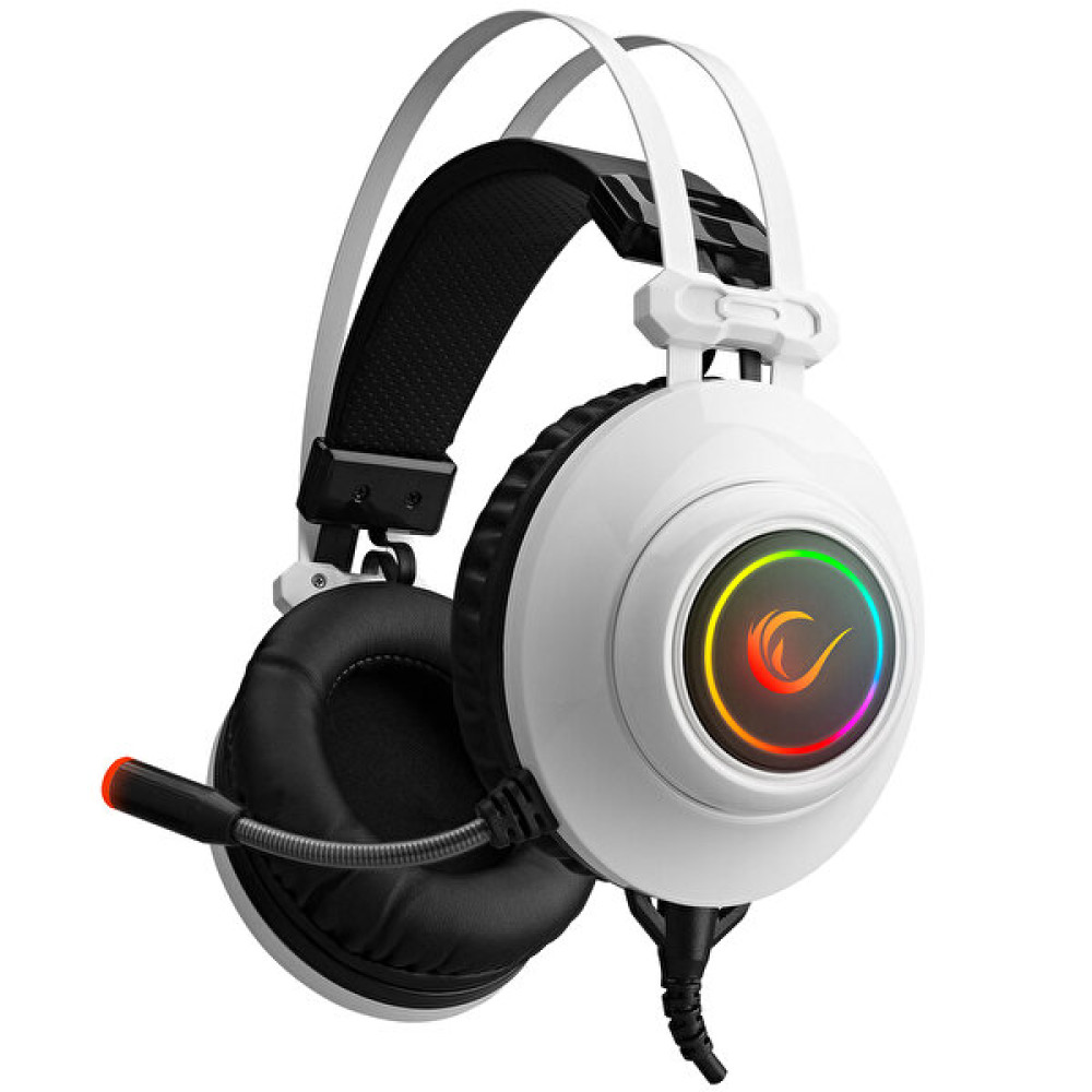 Rampage Rm-K1 Pulsar USB 7.1 Surround-Titreşim RGB Işık Efektli Mikrofonlu Beyaz Oyuncu Kulaklığı Oyuncu Kulaklıkları Fiyatı