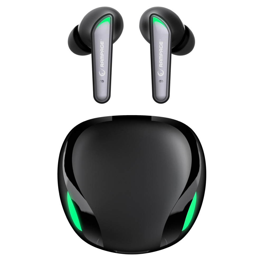 Rampage Rm-tws01g Vıper Siyah Mobile+pc Uyumlu Bluetooth Tws Gaming Oyuncu Mikrofonlu Kulaklık Oyuncu Kulaklıkları Fiyatı