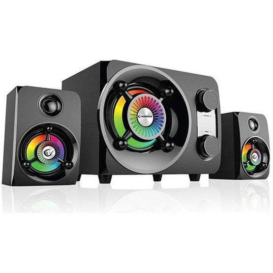 Rampage RMS-G8 2+1 25W Rainbow Led Işıklı Gaming Bilgisayar Hoparlörü Bluetooth Hoparlör Fiyatı