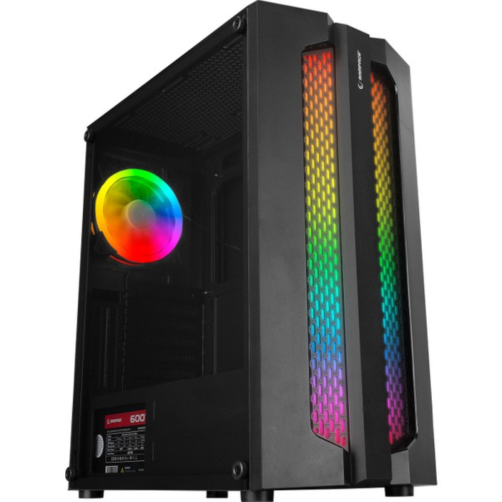 Rampage X-Base Temper Camlı 600W 80 Plus Bronze Argb Fanlı Bilgisayar Kasası - Siyah PC Kasaları Fiyatı