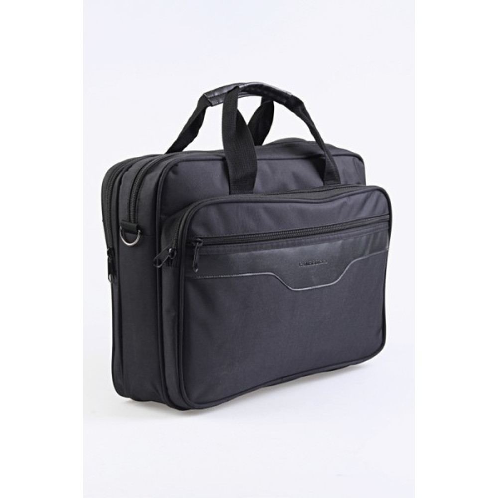Ramsburry Unisex Siyah Su Geçirmez 15 Inç Laptop Bölmeli Çok Gözlü Çapraz Ayarlanabilir Askılı Laptop Çantası & Evrak Çantası Erkek Evrak Çantası Fiyatı