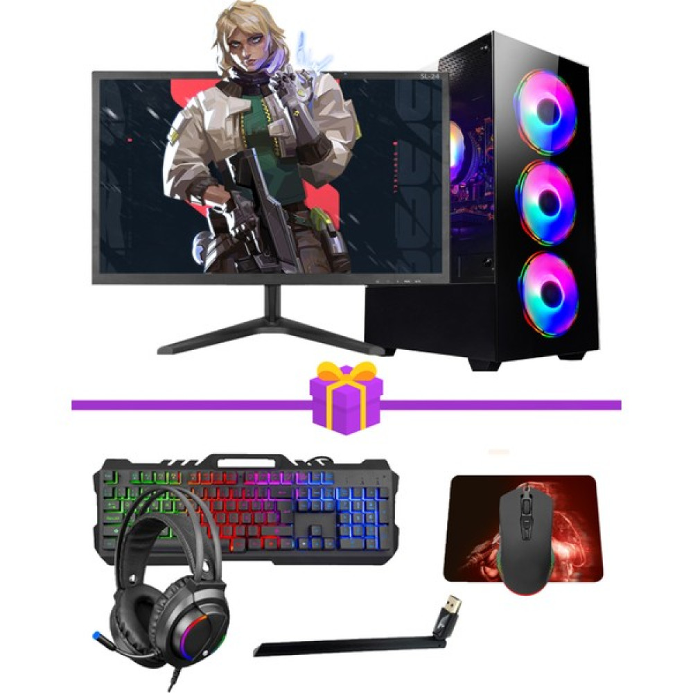 Ramtech Fonster İ5-4570 16GB 240SSD RX500 4gb 24" Oyuncu Masaüstü Bilgisayarı Full Set Masaüstü Bilgisayar Fiyatı