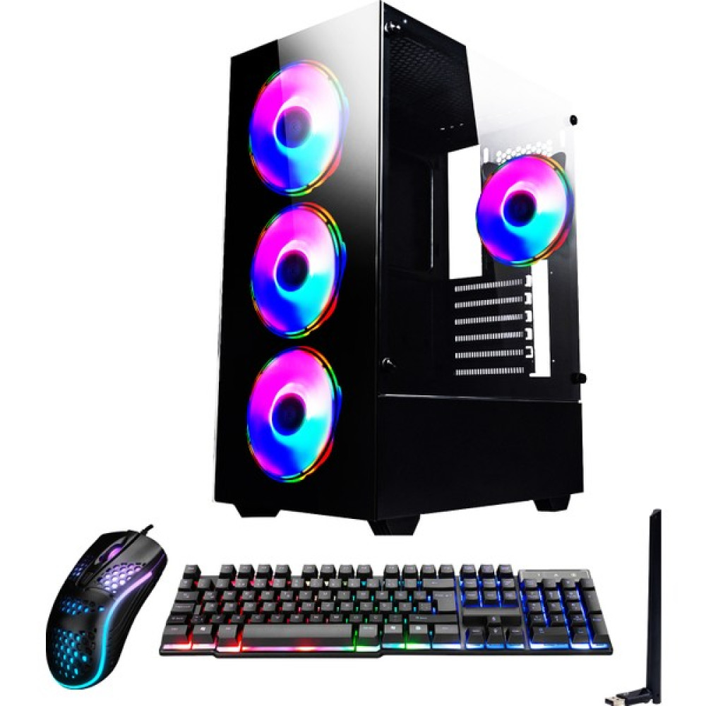 Ramtech Fullforce FF443 R5-3600 16GB Ram 256GB SSD RX580/8GB Oyuncu Masaüstü Bilgisayar - FreeDos - Siyah Masaüstü Bilgisayar Fiyatı