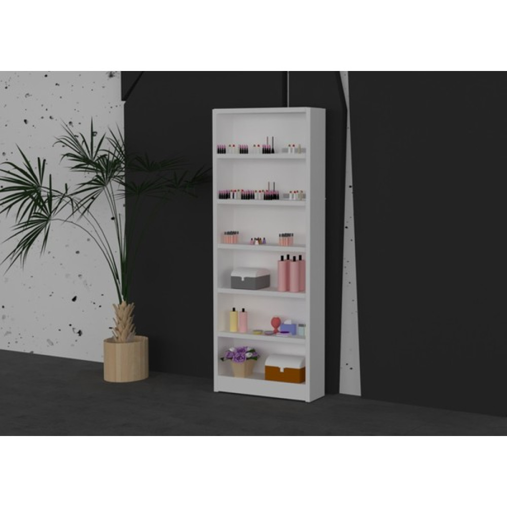 Ran İç Mimarlık As 125'LİK Oje Rafı - Beyaz - Naturel Dresuar / Makyaj Masası Fiyatı