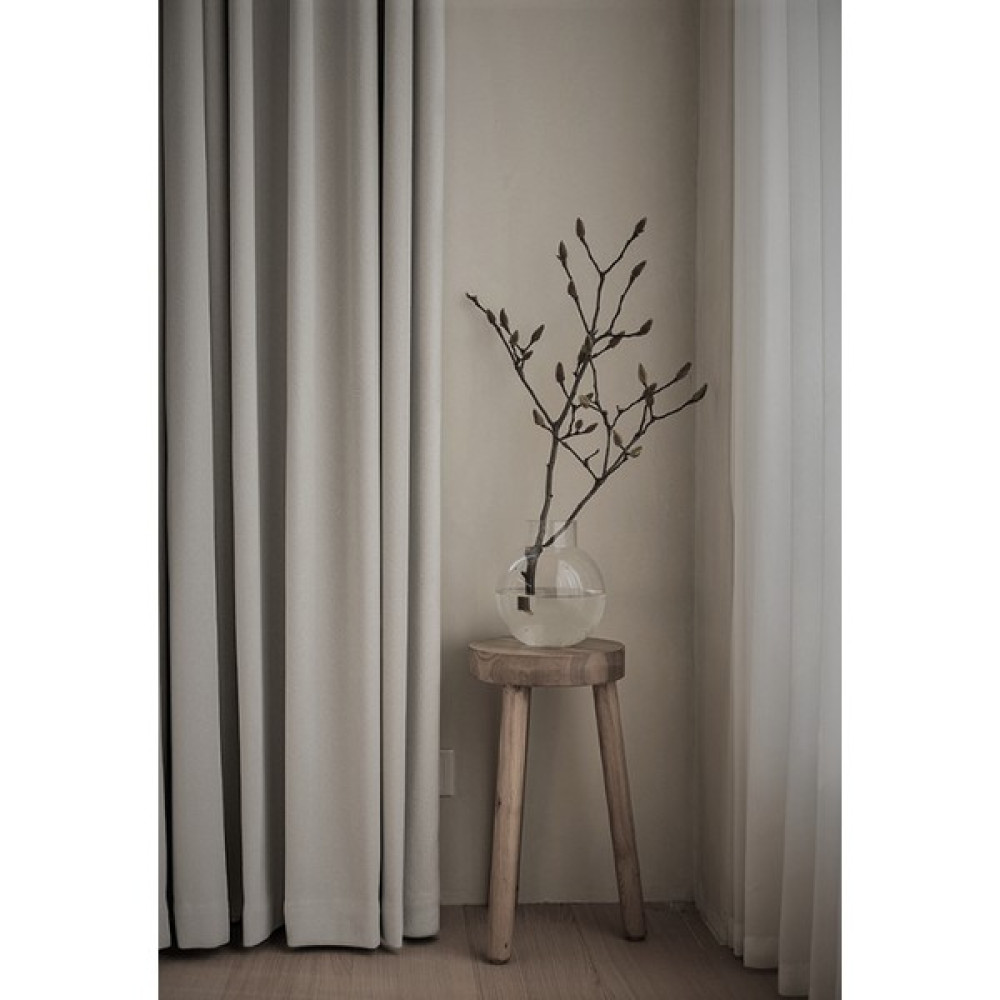 Ran Perde Düz Hasır Modern Keten Fon Perde - Krem - Pilesiz KRM1001 - 200 x 260 cm Fon Perde Fiyatı