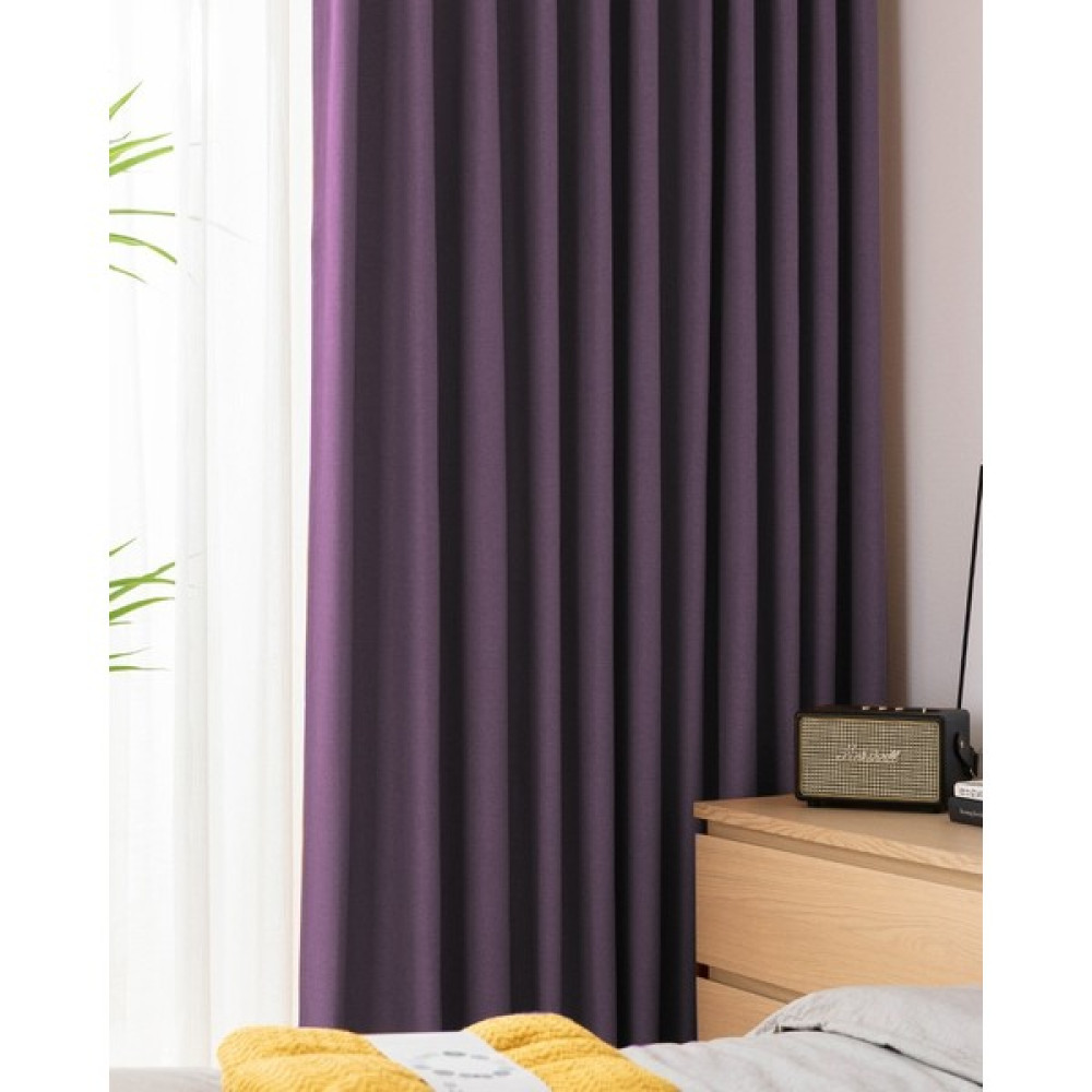 Ran Perde Katyonik Düz Fon Perde - Pilesiz Dikim - Mor - 4115141MR - 150 x 260 cm Fon Perde Fiyatı
