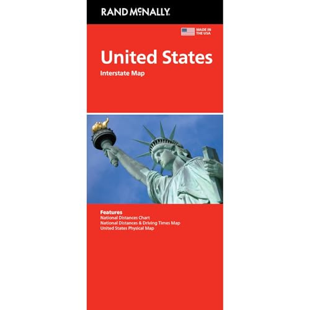 Rand McNally United States Interstate Fold Map Culture Books Fiyatı