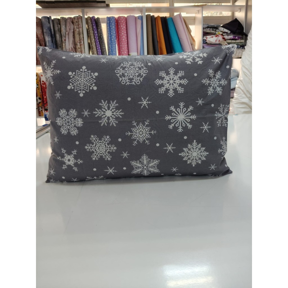 Ranforce Dokuma Yastık Kılıfı 1 Adet - Antrasit - Beyaz - 50 x 70 cm Yastık Kılıfı Fiyatı
