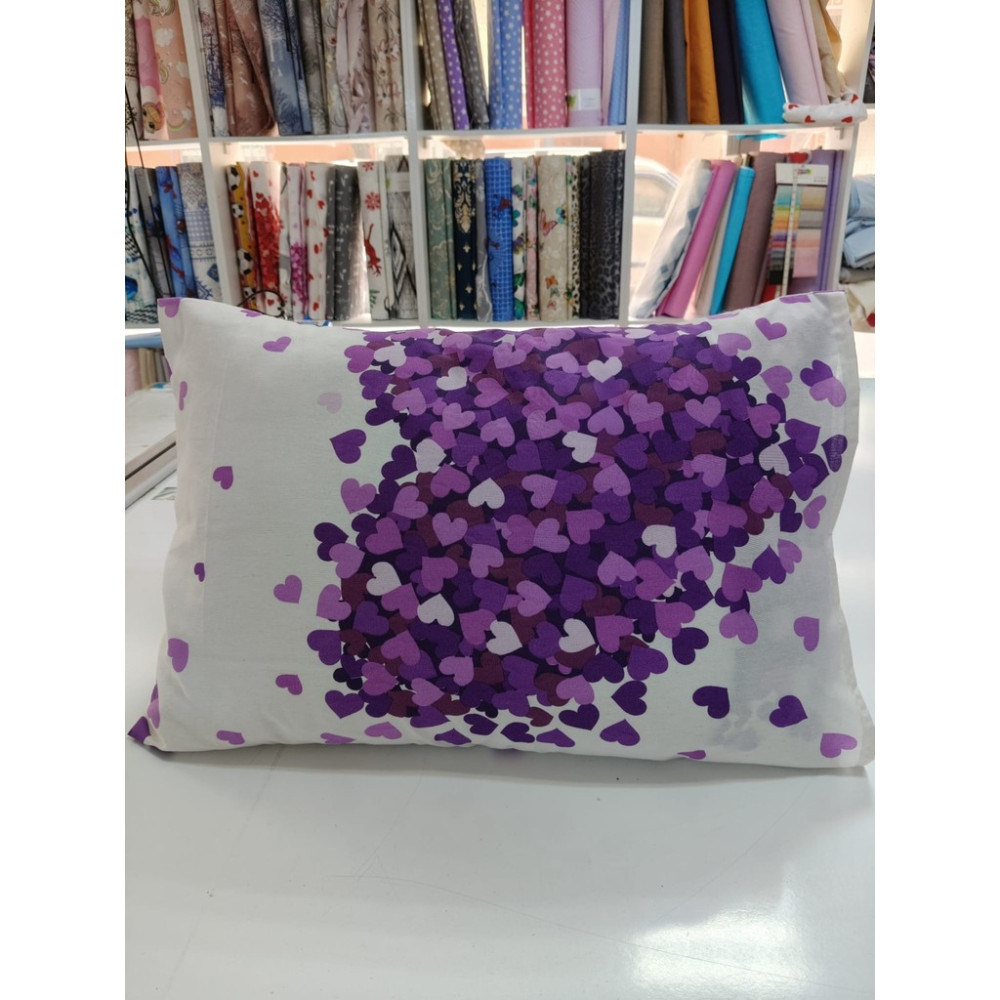 Ranforce Dokuma Yastık Kılıfı 1 Adet - Mor - 50 x 70 cm Yastık Kılıfı Fiyatı