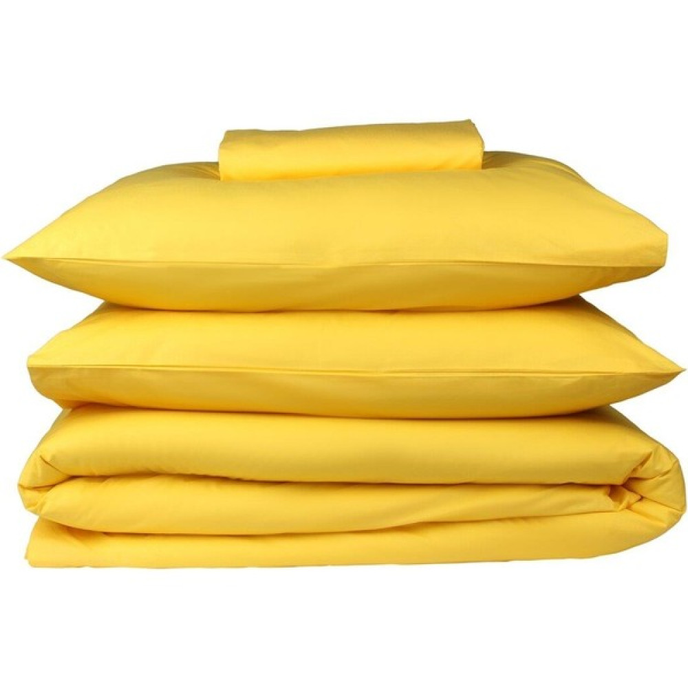 Ranforce Pamuklu Çarşafı Lastikli Çift Kişilik Nevresim Takımı - Sarı - 200 x 220 cm Nevresim Takımı Fiyatı