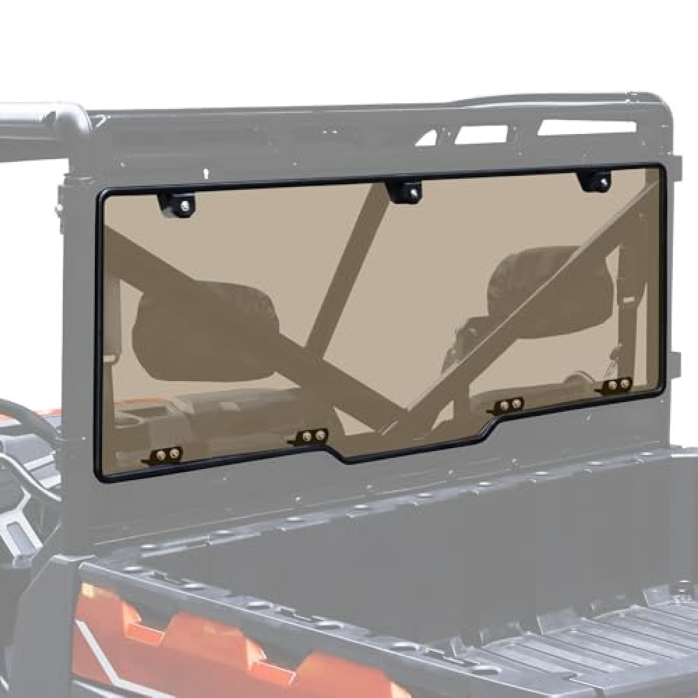 Ranger 1000 Rear Window, StarknightMT Tinted Back Window Rear Windshield Compatible with Polaris Ranger 1000/ XP 1000/ Crew 2017-2025 Ranger XP 900/ Crew 2013-2019 Heavy Duty