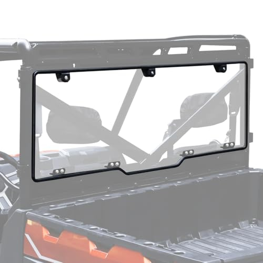 Ranger 1000 Rear Windshield - StarknightMT Ranger Back Window PC Heavy Duty Rear Window Panel Compatible With 2017-2025 Polaris Ranger 1000/XP 1000 / Crew 2013-2019 Polaris Ranger XP 900/ Crew