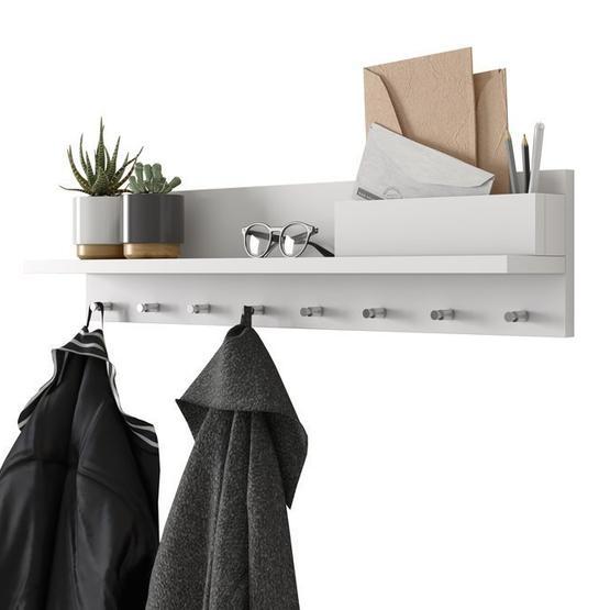 Rani P1 M1 Modern Duvar Askısı Portmanto Askılık Beyaz Vestiyer