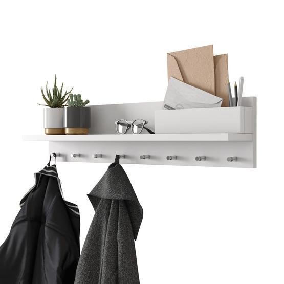 Rani P1 M1 Modern Duvar Askısı Portmanto Askılık Beyaz Vestiyer