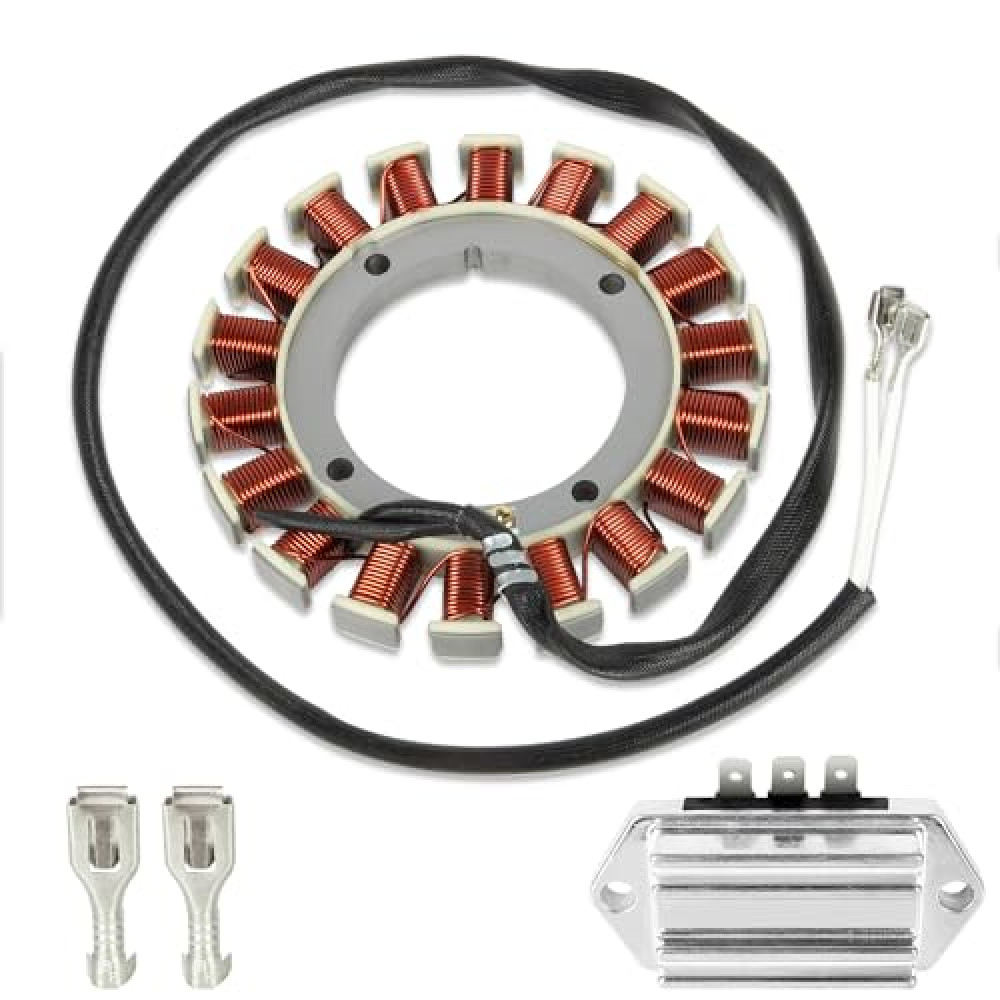 RANSOTO 237878-S 15/20 AMP Stator Kit Replacement Magneto Stator And Voltage Regulator Rectifier Compatible with Kohler CV11-CV15, CV18-CV22, CH11-CH15, CH18-CH25 CH25S K161 K181 K241 K301-K341 K482