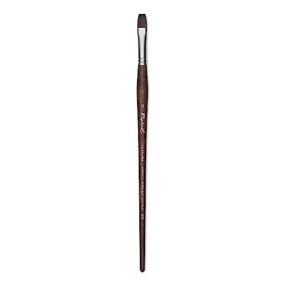 Raphael Textura 870 Brush, Flat, 10, Natural