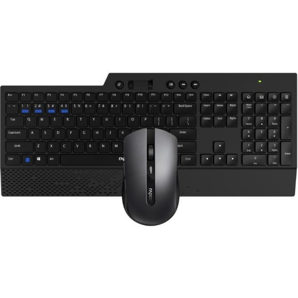 Rapoo 8200T Siyah Kombo Kablosuz Klavye Mouse Set Klavye - Mouse Fiyatı