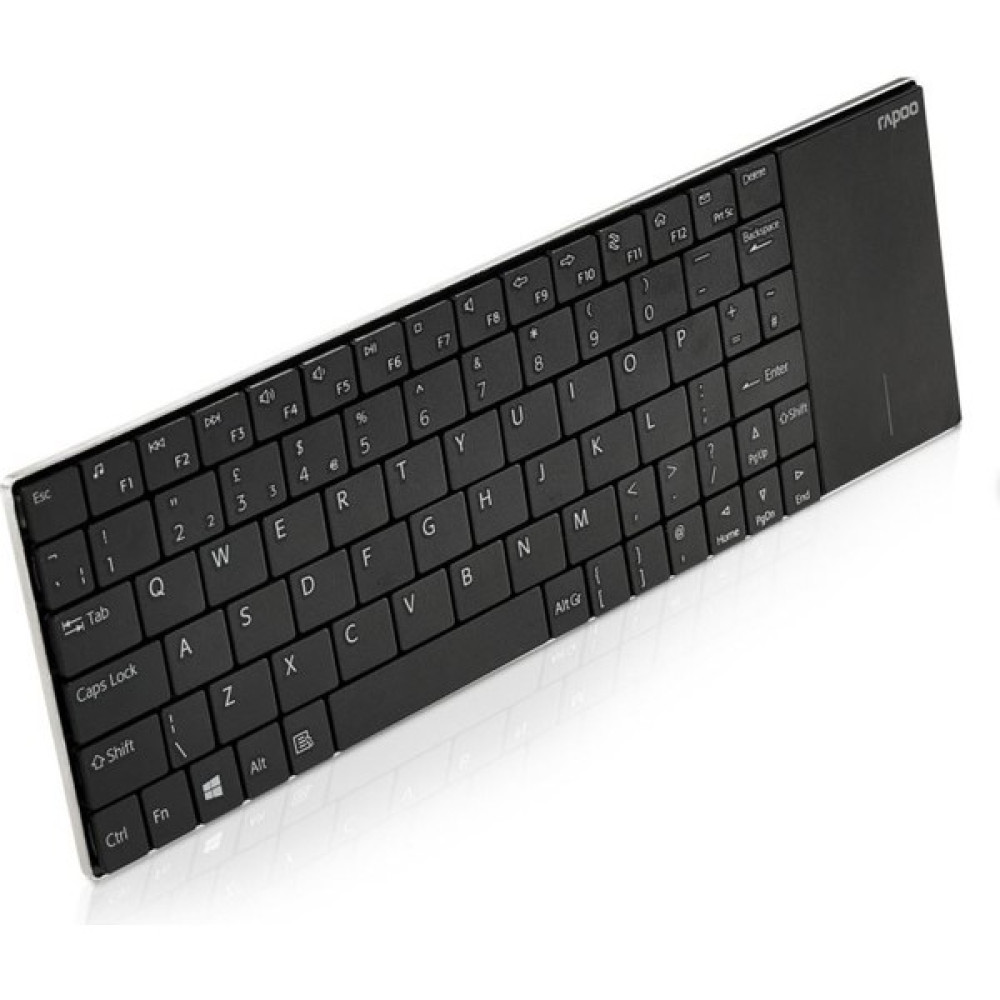 Rapoo E2710 Kablosuz Touchpadli Dokunmatik Ultra Ince Türkçe - Siyah Oyuncu Klavyesi Fiyatı