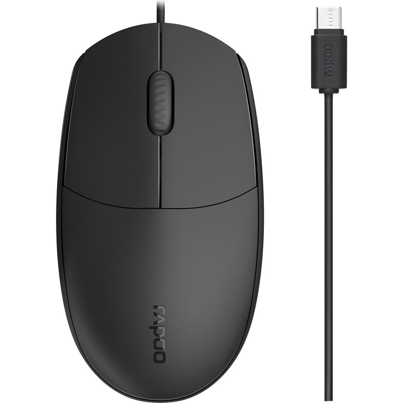 Rapoo M50 Plus Sessiz Kablosuz Optik Mouse Siyah - Siyah - Beyaz Klavye - Mouse Fiyatı