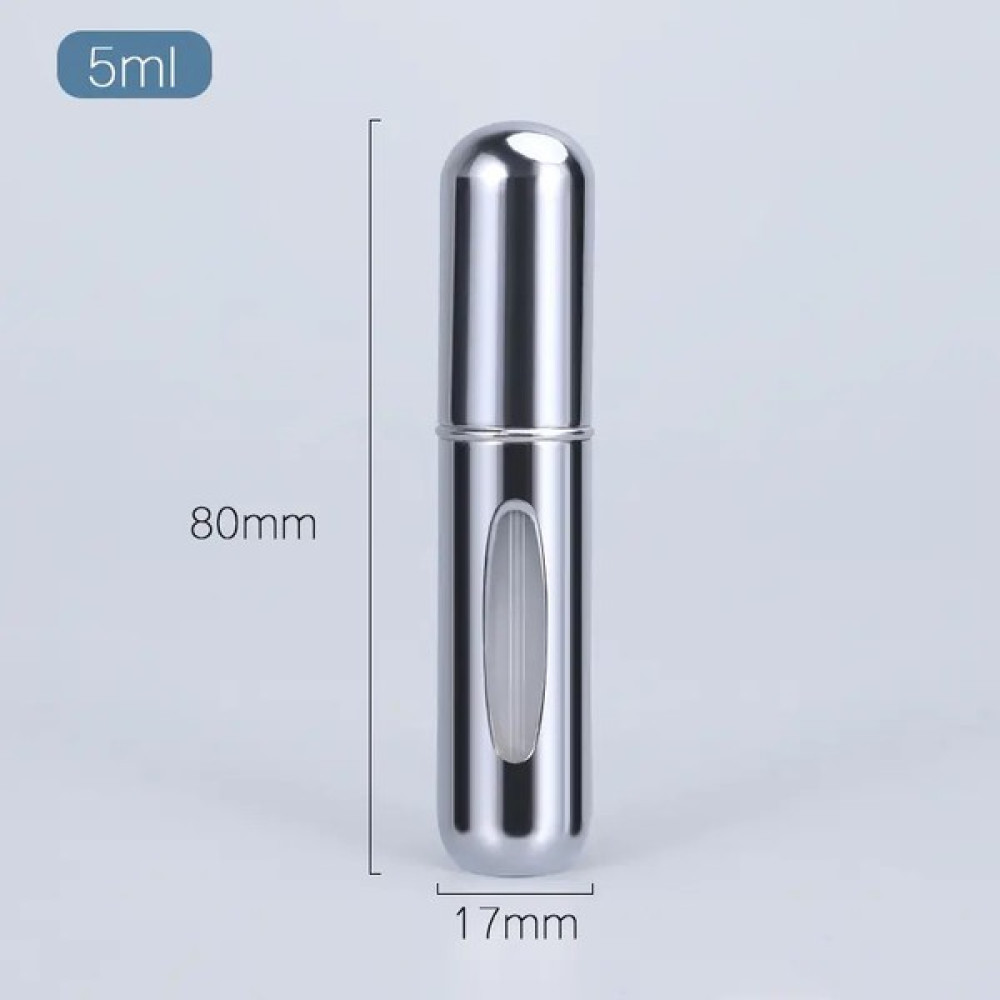 Rapsoli Mini Parfüm Şişesi Doldurulabilir Parfüm Şişesi Atomizer Cep Parfüm Şişesi Transfer Parfüm Şişesi - Gümüş Hijyen ve Temizlik Fiyatı