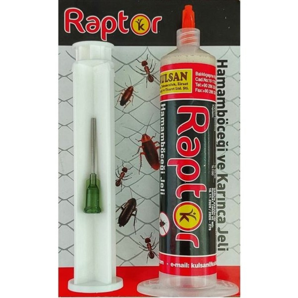 Raptor Hamam Böceği ve Karınca Jeli 35 gr Sinek-Kene-Haşere Kovucu Fiyatı