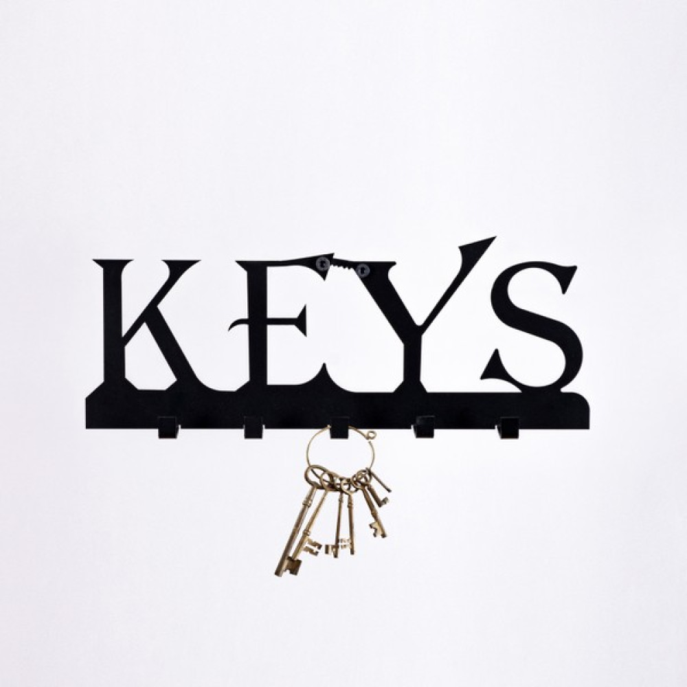 Rarart Keys Metal Duvar Anahtarlığı – Stil Sahibi Metal Anahtarlık - Koridor Hol Düzenleyici Anahtarlık - Siyah Eşya Saklama / Düzenleme Fiyatı