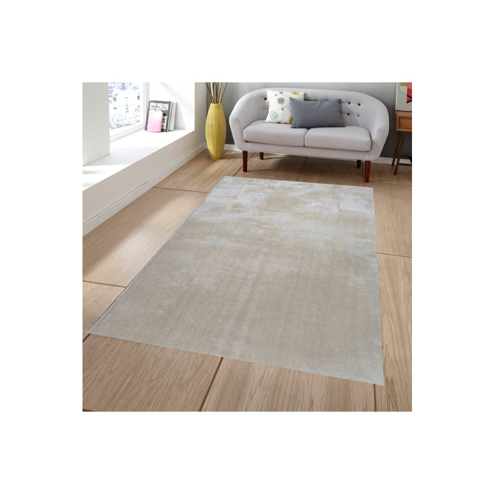 Raschel Carpet Raschel Carpet Kesme Yolluk Kaymaz Taban Yumuşak Peluş Halı Bej 80 x 280 Beden Kilim Fiyatı