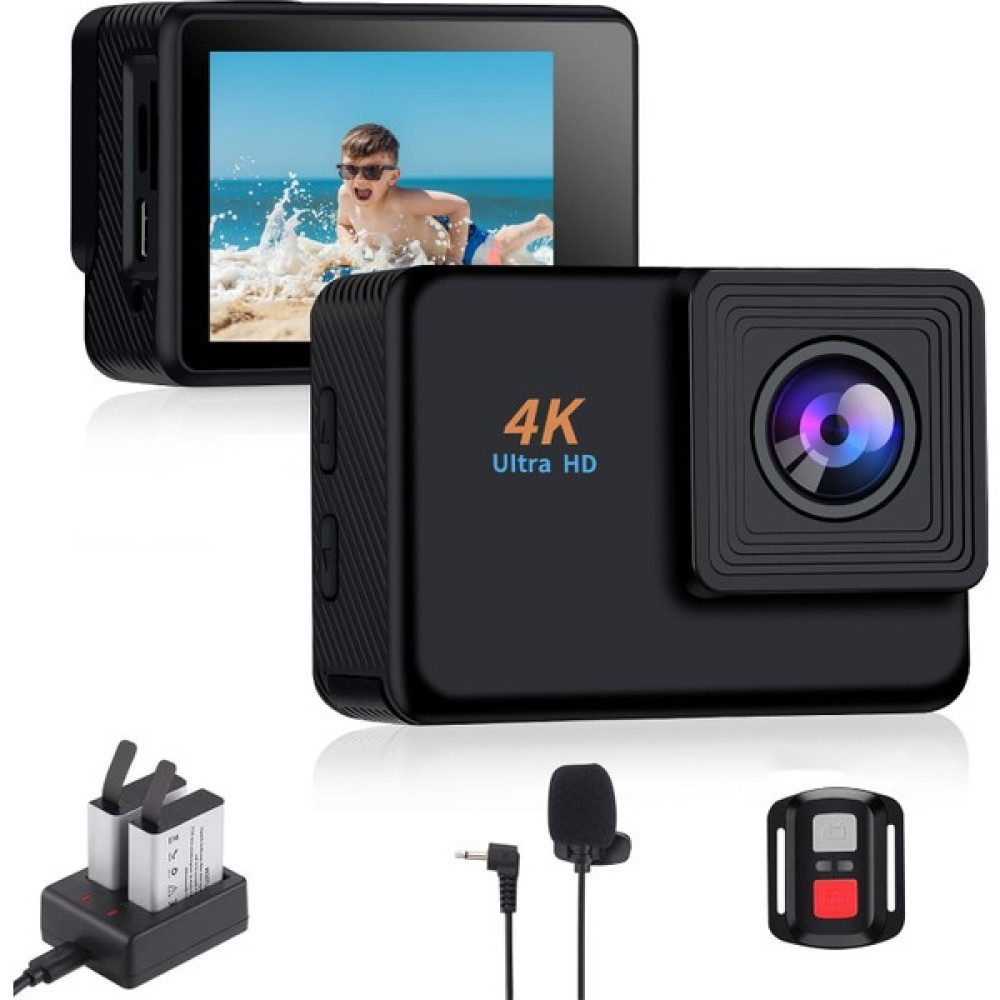 Rasjack Action Cam 4K 16MP Wifi Sualtı Kamerası 2.4g Uzaktan Kumanda Sualtı 40M Su Geçirmez Kamera Aksiyon Kameralar Fiyatı