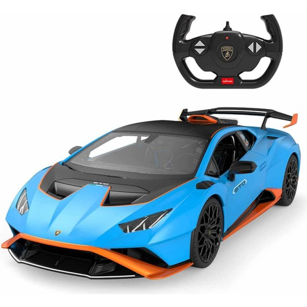 Rastar 1:14 Lamborghini Huracan Sto Işıklı Uzaktan Kumandalı Araba - Mavi Oyuncak Araç Fiyatı