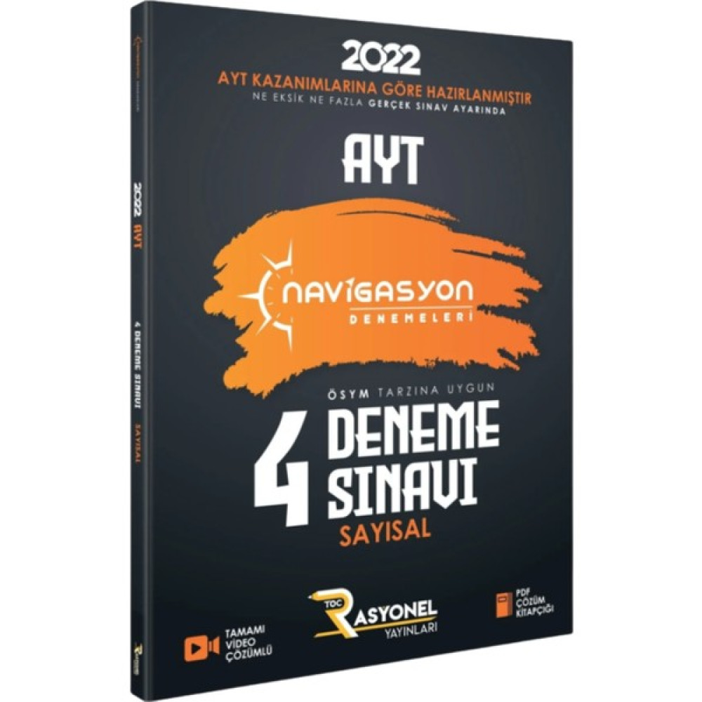 Rasyonel Yayınları 2022 AYT Sayısal 4 Lü Deneme Seti Temel Yeterlilik Testi (TYT) Fiyatı