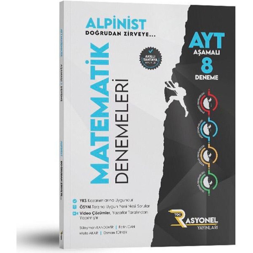 Rasyonel Yayınları Alpinist AYT Matematik Denemeleri Matematik Fiyatı