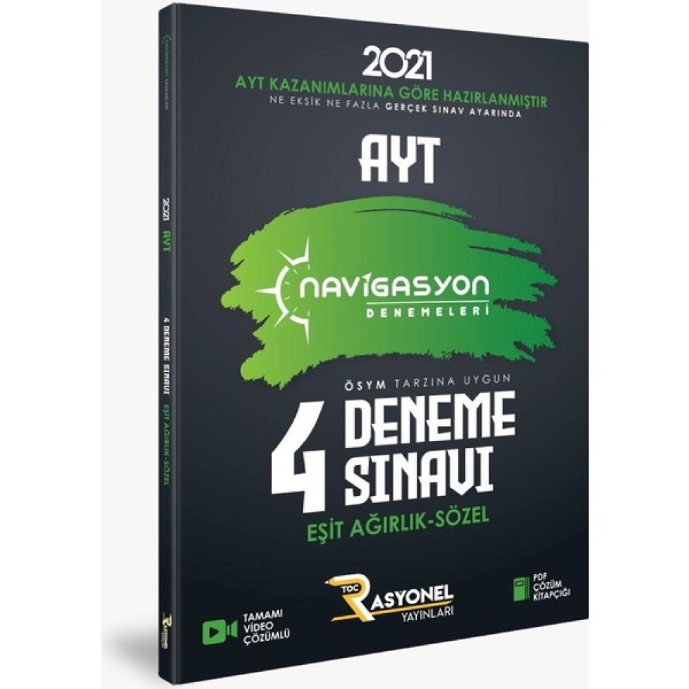 Rasyonel Yayınları AYT Eşit Ağırlık Sözel 4 Lü Deneme Temel Yeterlilik Testi (TYT) Fiyatı