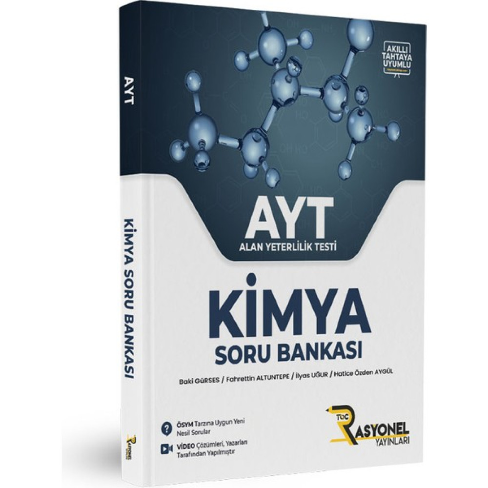 Rasyonel Yayınları Ayt Kimya Soru Bankası Temel Yeterlilik Testi (TYT) Fiyatı