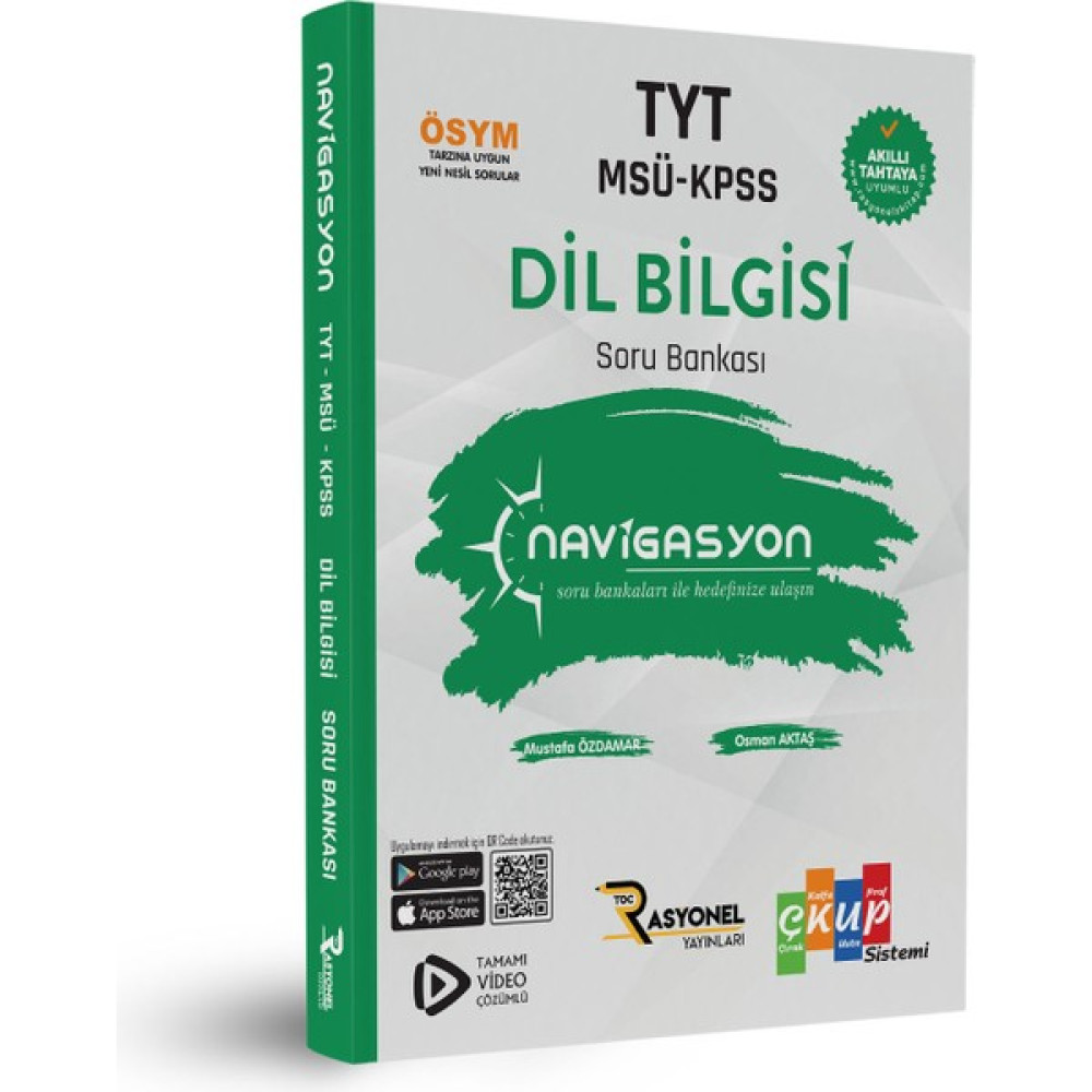 Rasyonel Yayınları TYT MSÜ KPSS ALES Navigasyon 2024 Dil Bilgisi Soru Bankası Kaynak Kitapları Fiyatı