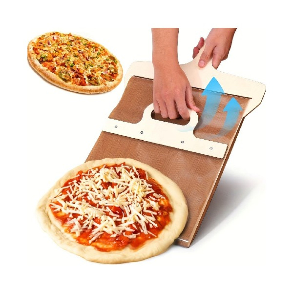 Ratek Ahşap Sürgülü Pizza Küreği, Sürgülü Fırın Küreği, Ahşap Fırın Küreği - 1 Adet Mutfak Gereçleri Fiyatı