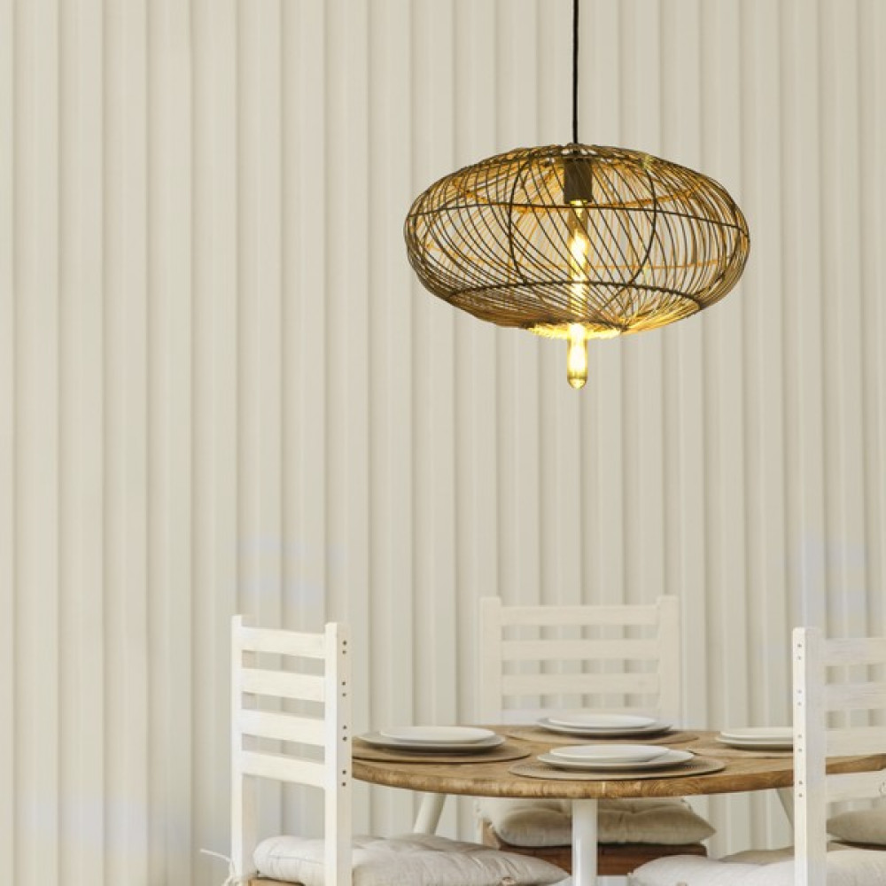 Rattan Avize Sarkıt Bambu Ellıpse - Ahşap - 1'li Avize Fiyatı