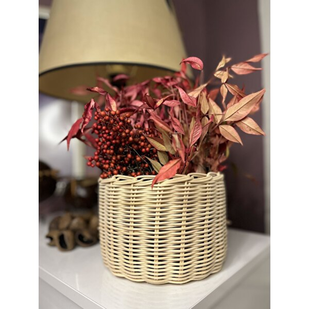 Rattan Home Design Bambu Dekoratif Sepet - Kahverengi Sepet Fiyatı