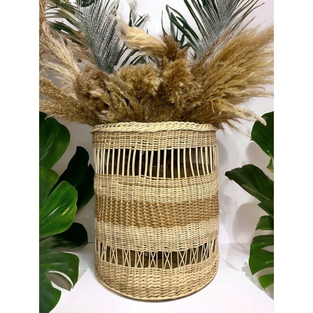 Rattan Home Design El Yapımı Rattan Sepet 35X50 cm - 35 x 50 cm - Kahverengi Sepet Fiyatı