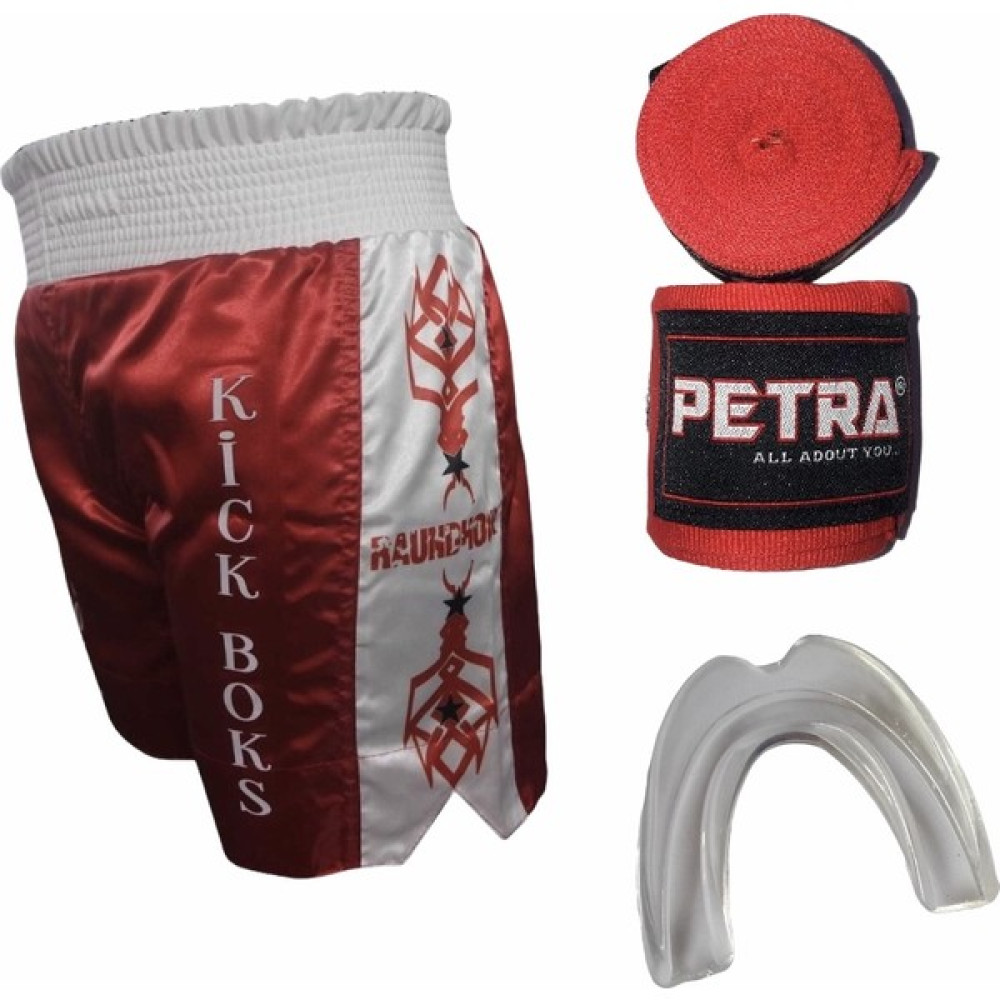 Raundhouse Kickboks Şortu + Bandaj + Dişlik Diğer Spor Ürünleri Fiyatı