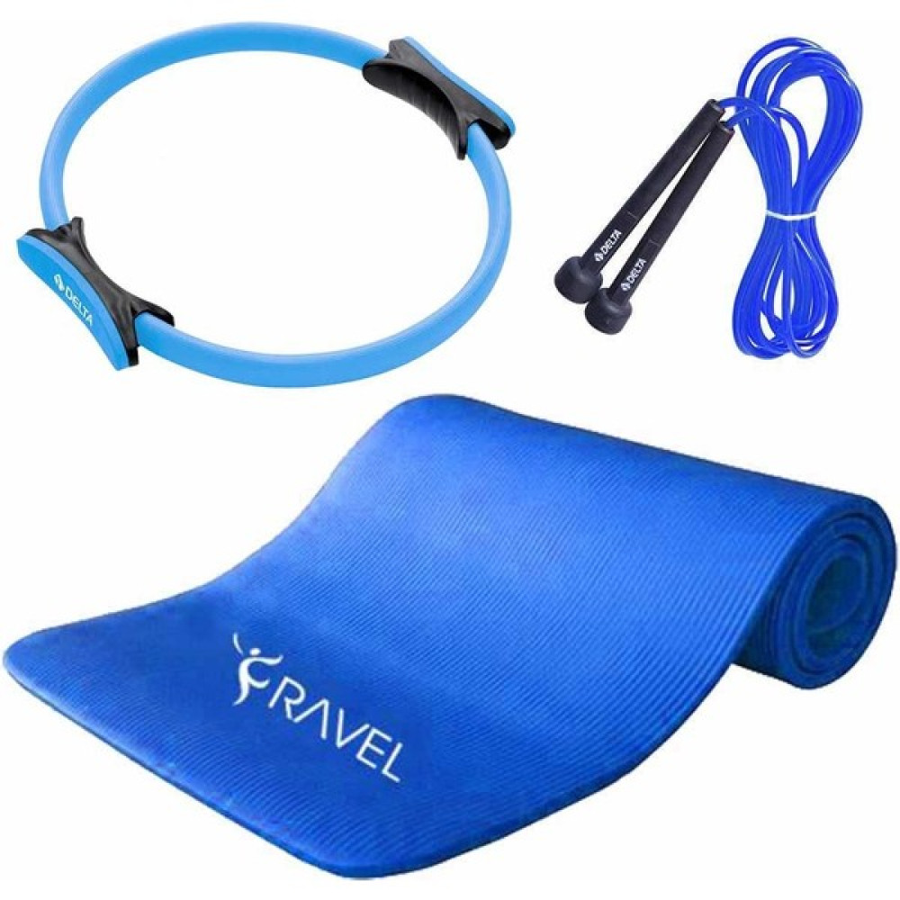 Ravel 15 mm Pilates Minderi Delta 38 cm Pilates Çemberi Delta Atlama İpi Seti Pilates Fiyatı