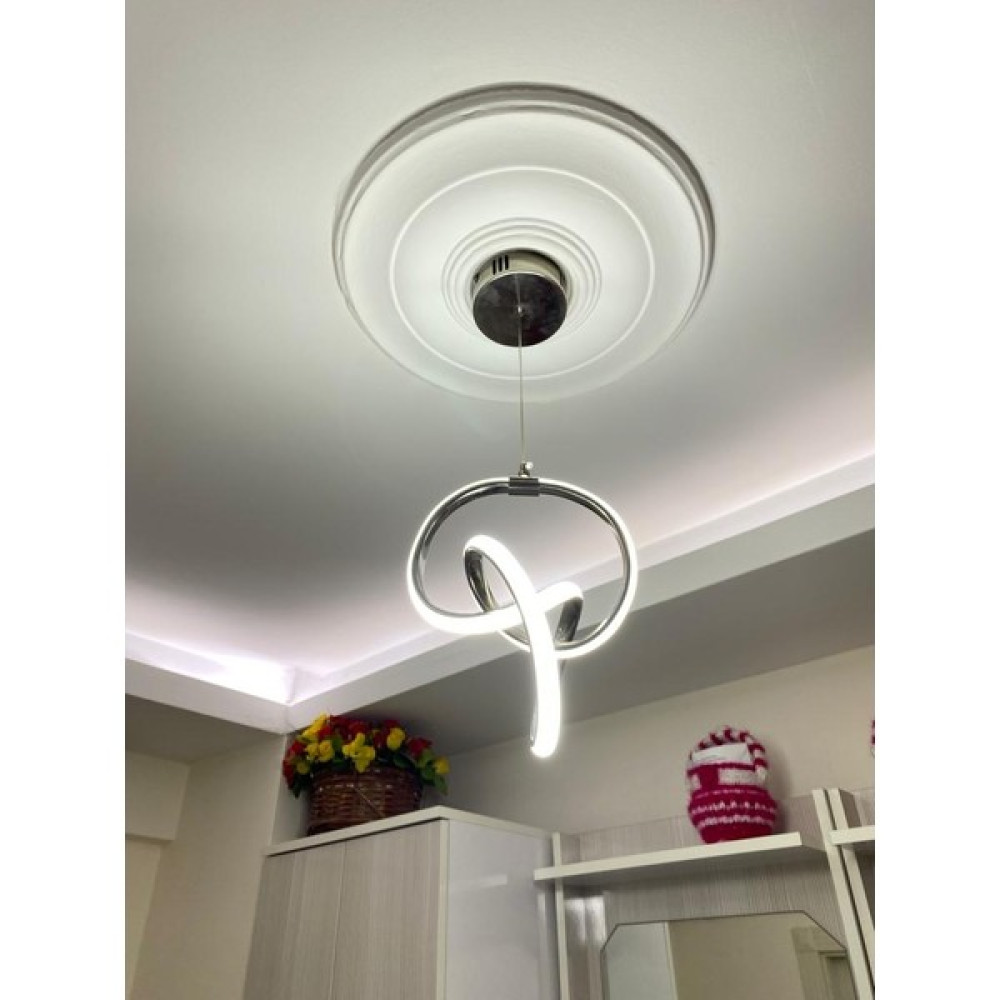 Ravello Imza Modern Sarkıt LED Avize(3 Renk Işık) - Krom Avize Fiyatı