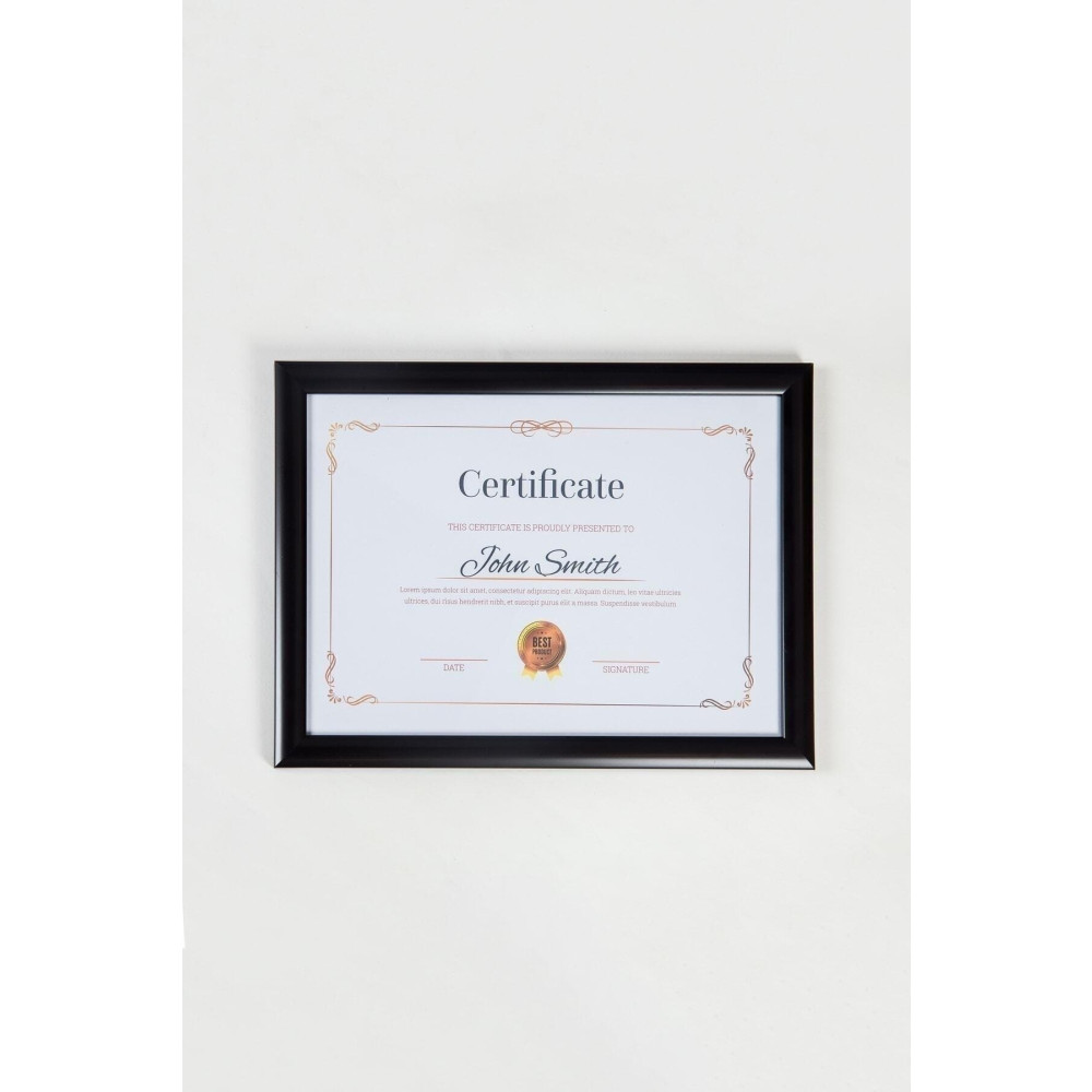 Raven Klasik A4 Çerçeve Siyah 21x30 Sertifika Diploma Belge Fotoğraf Için Pvc Camlı Resim & Fotoğraf Çerçevesi Fiyatı