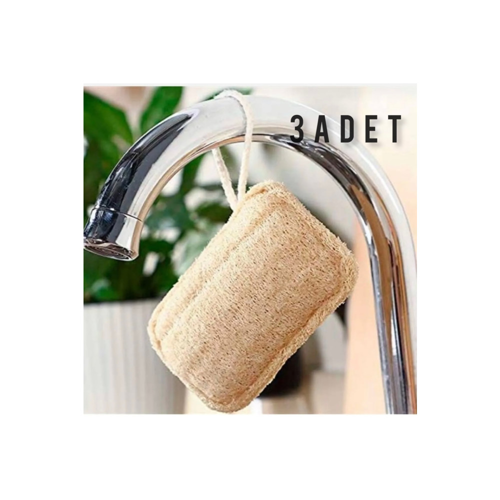 RAVENNA 3 Adet Doğal Kabak Lifli Organik Bulaşık Süngeri 3 Adet Deterjan ve Temizlik Ürünleri Fiyatı